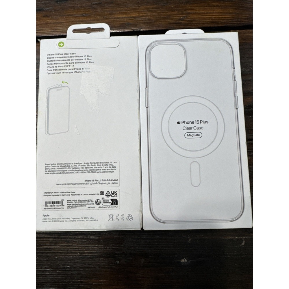 Apple Clear Case with MagSafe‎ for iPhone 15 Plus NEW Open Box